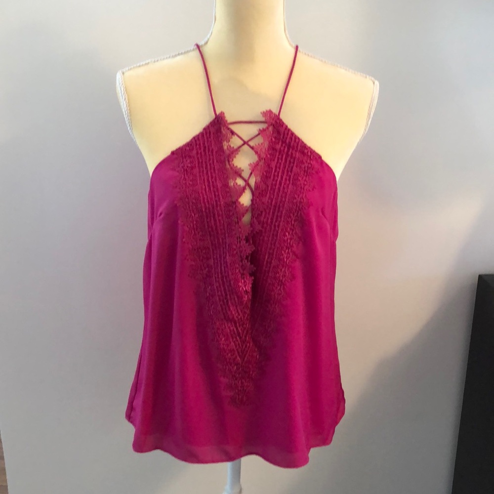 gorgeous pink flirty tank!!